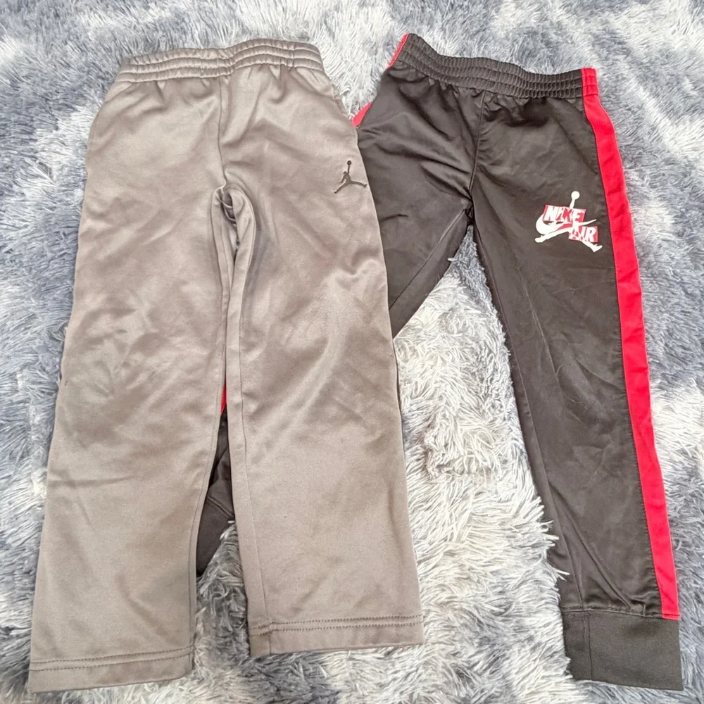 Boys athletic bundle joggers sweatpants nike, adidas, puma, champion 4T - 6T